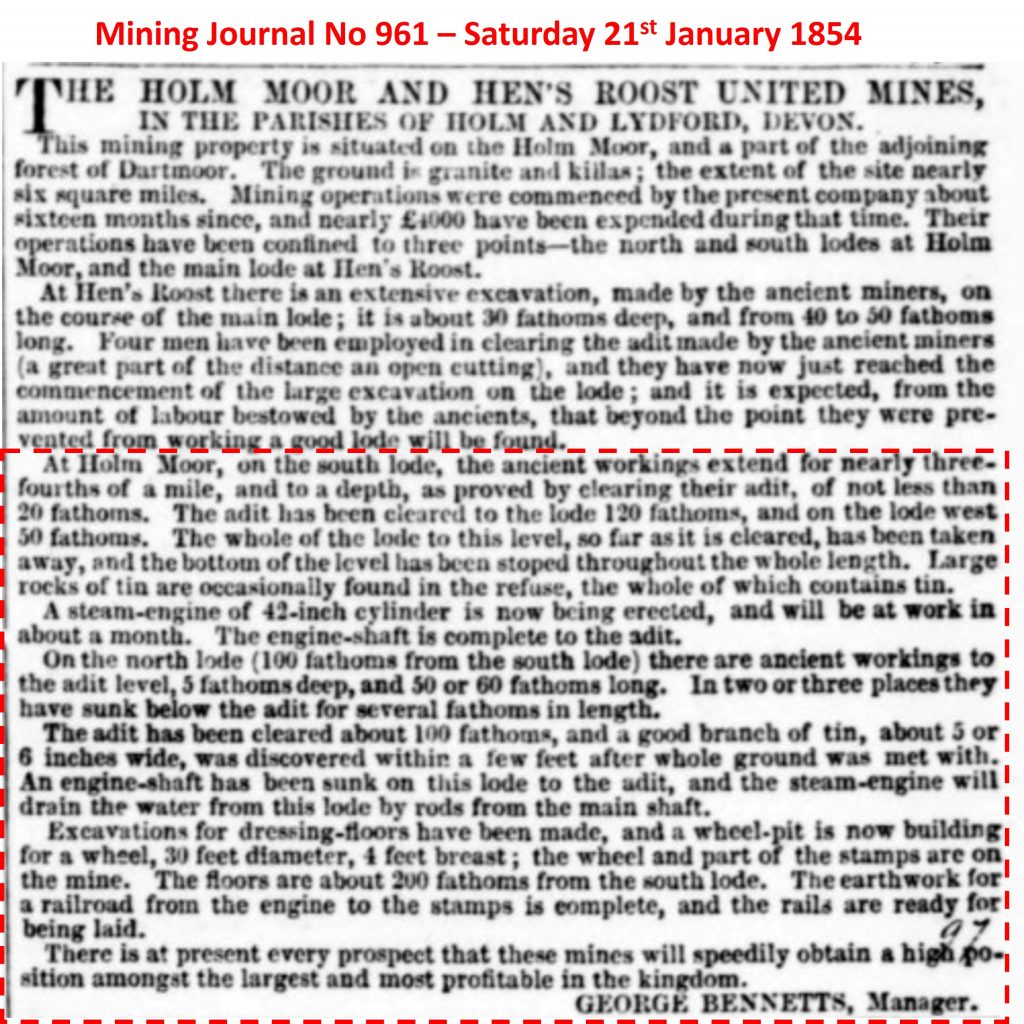 1. Mining Journal - 21 01 1854