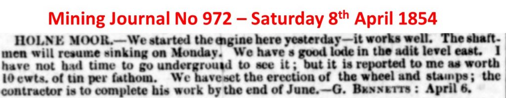 1k. Mining Journal - 08 04 1854