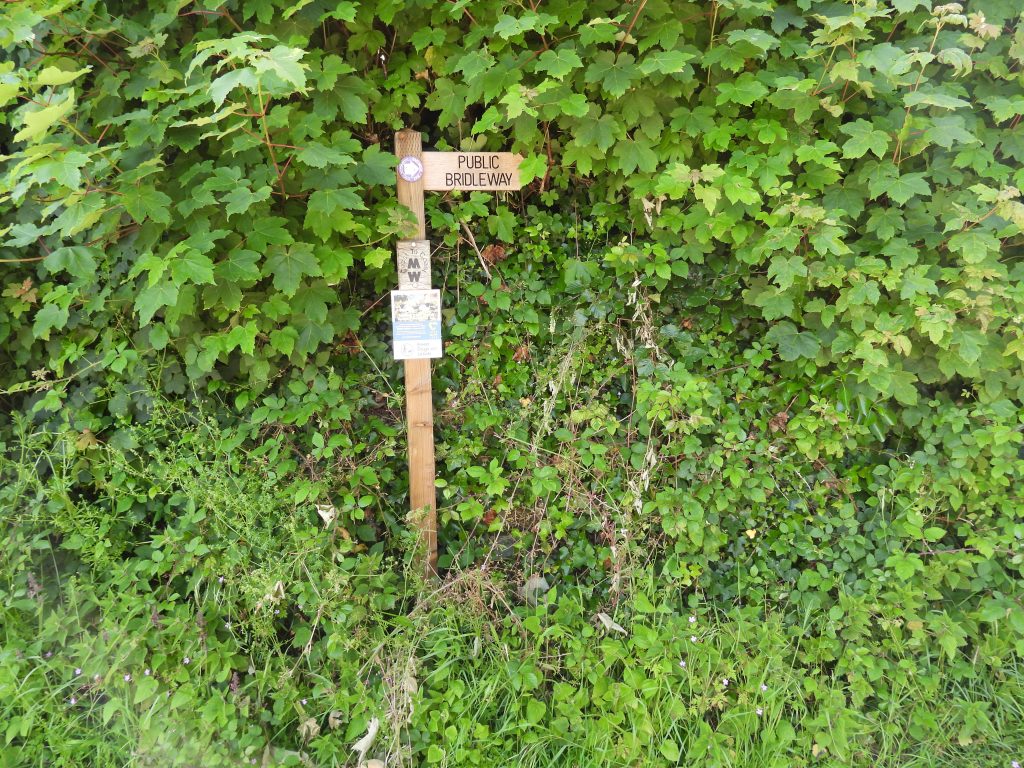 10. Signpost to Stowford Moor Gate