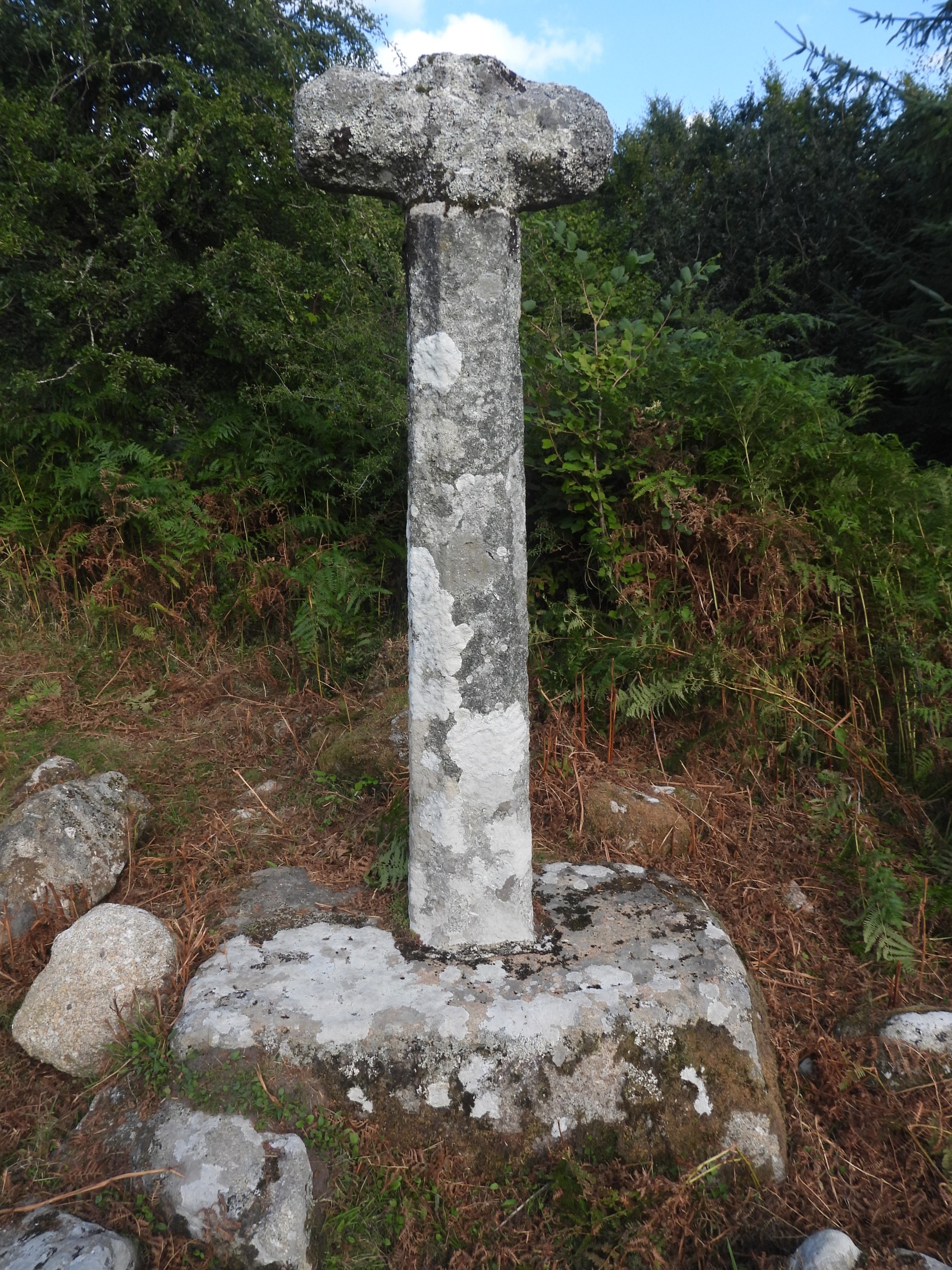 Postgate Farm Inscription Mystery inscription on gatepost of Vinneylake Farm Enclosures ...