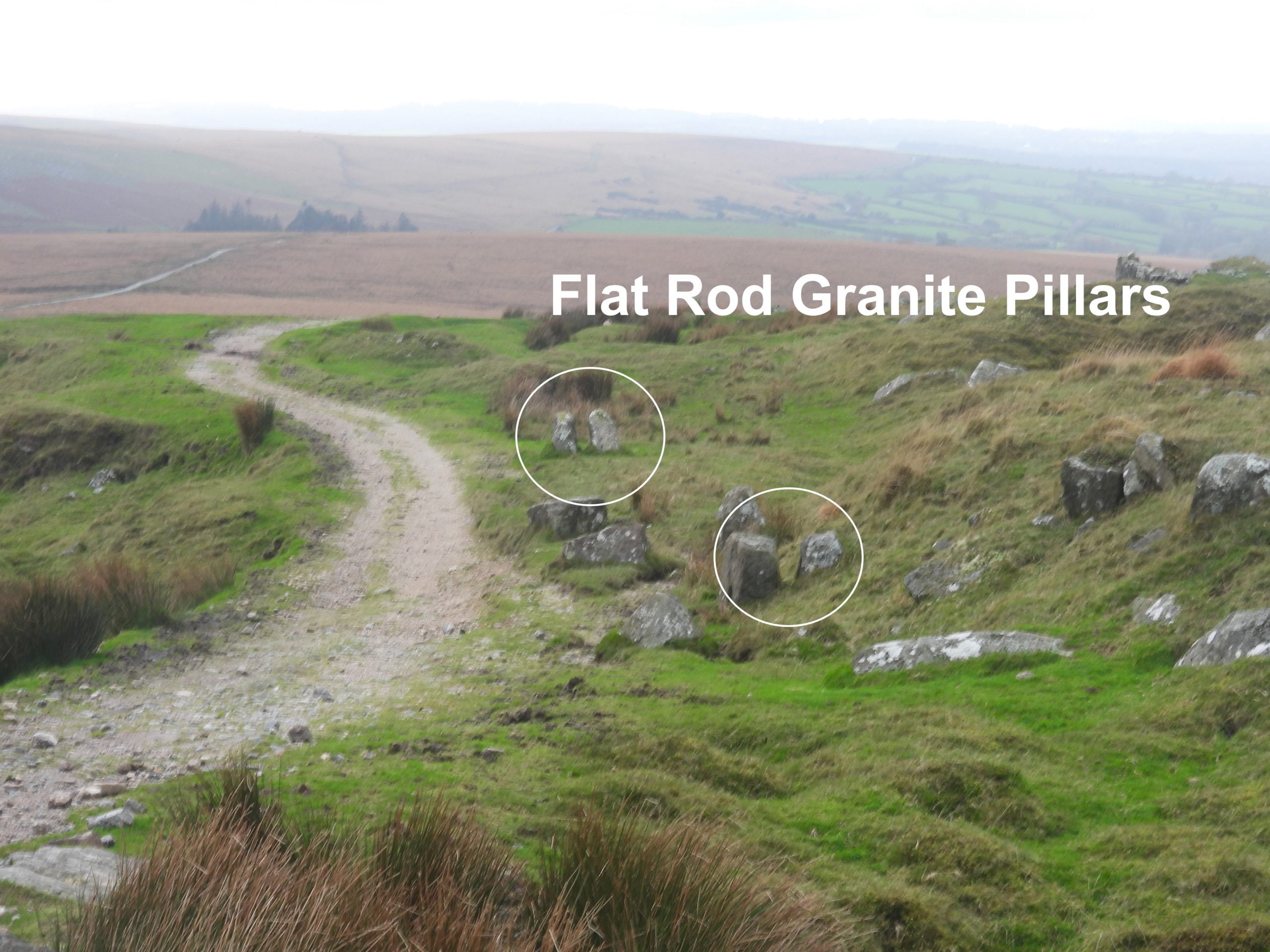 57. Flat Rod Granite Pillars
