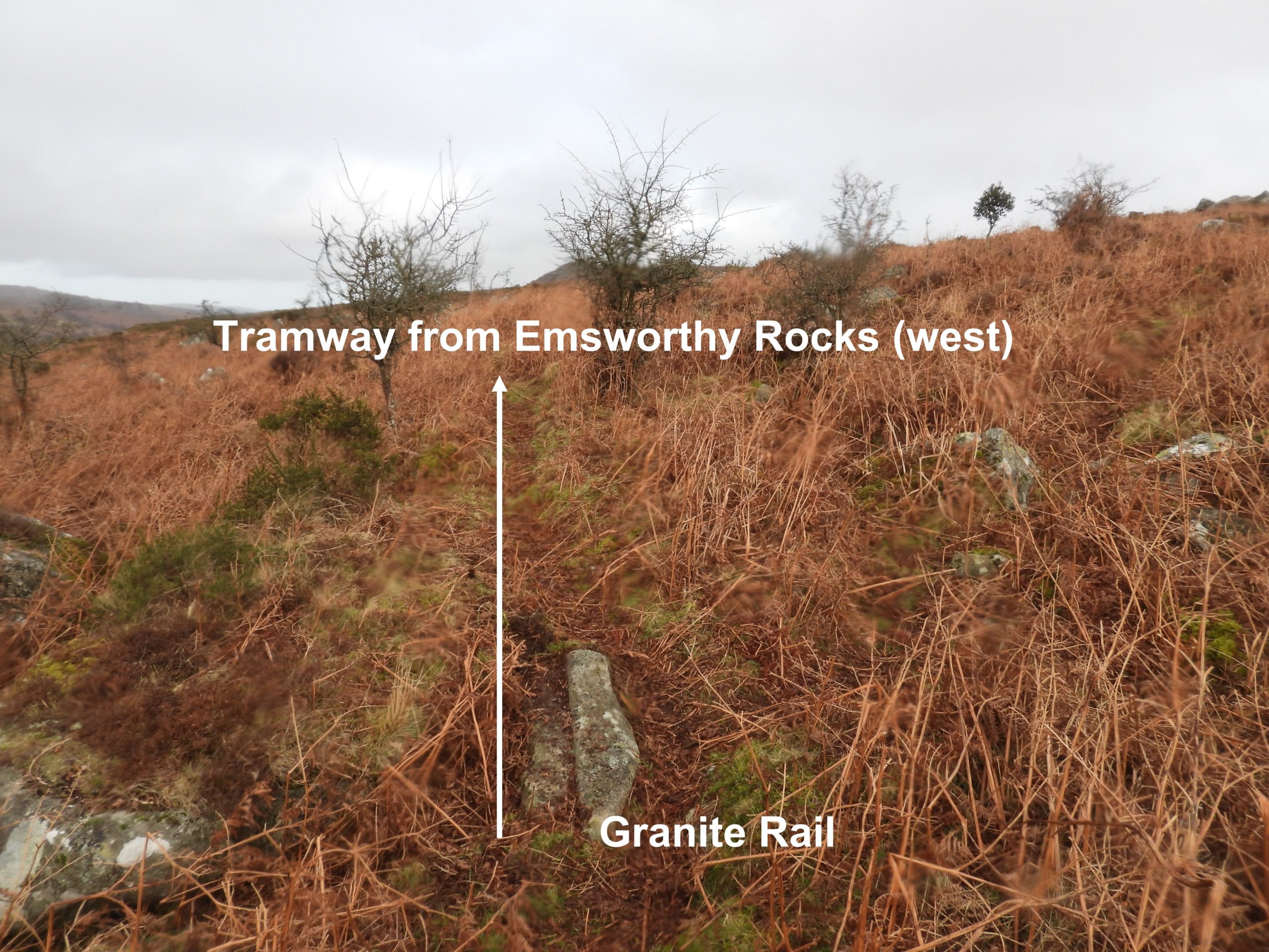 33c. Emsworthy Rocks West tramway