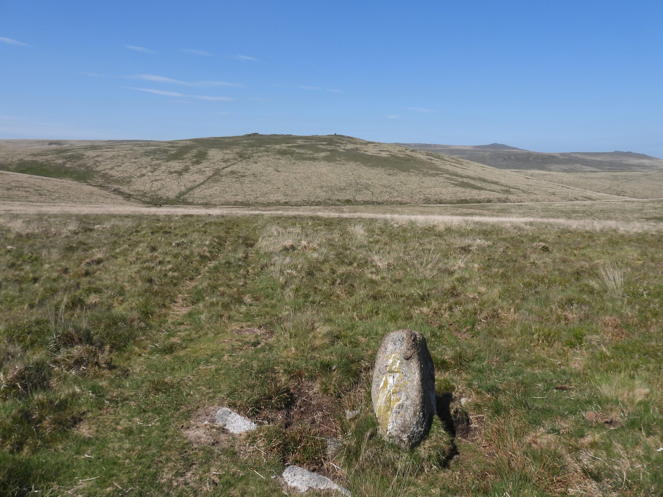 4. TP stone near Hound Tor c