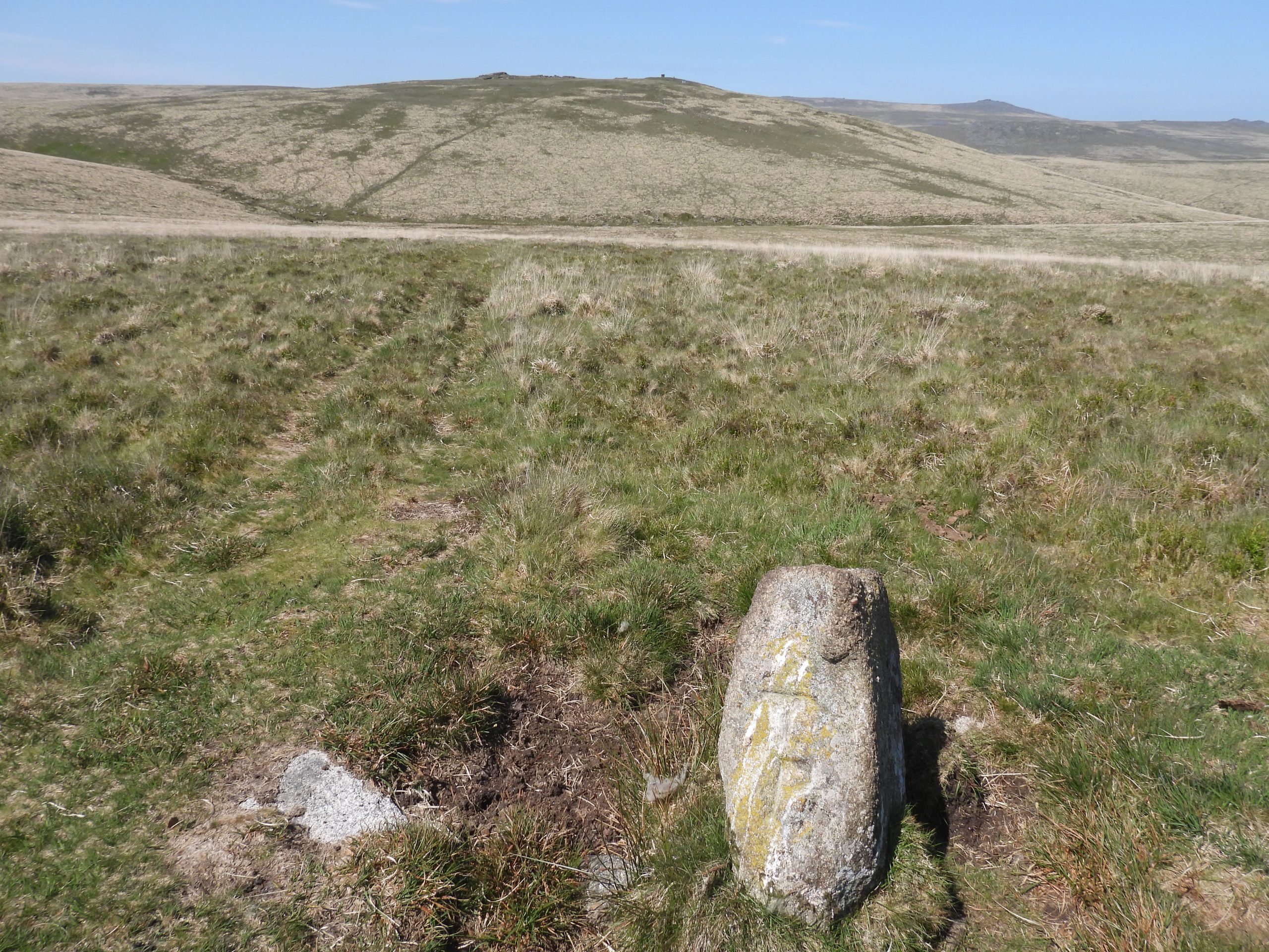 4. TP stone near Hound Tor d