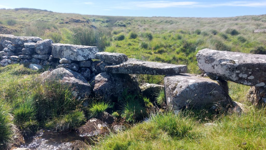 Newtake Wall Across Nuns Cross Brook