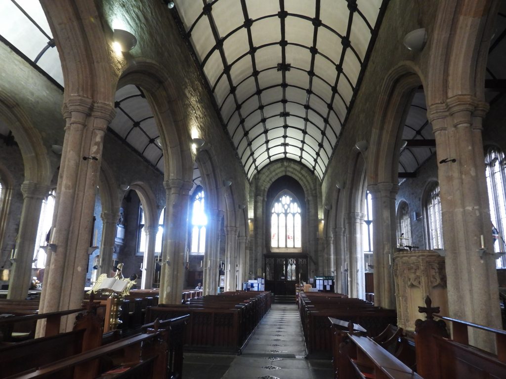 10d. Tavistock Church Interior