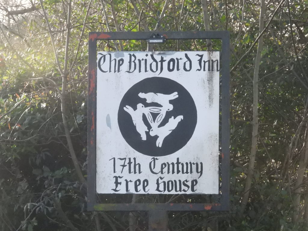 3f. Bridford Inn Sign