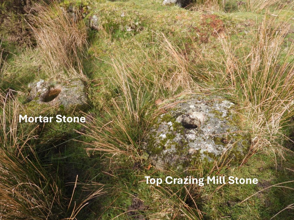 13. Crazing Mill Stone and Mortar Stone