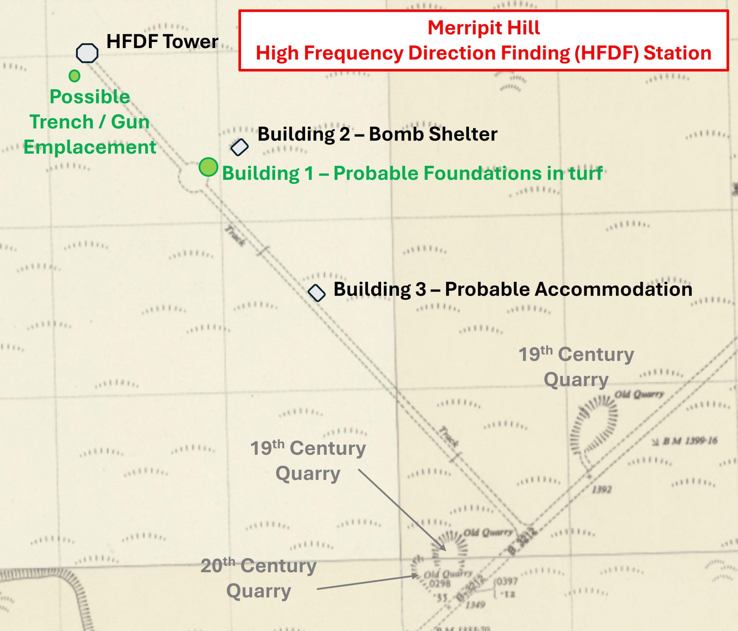 High Frequency Direction Finding (HFDF) Station at Merripit Hill part