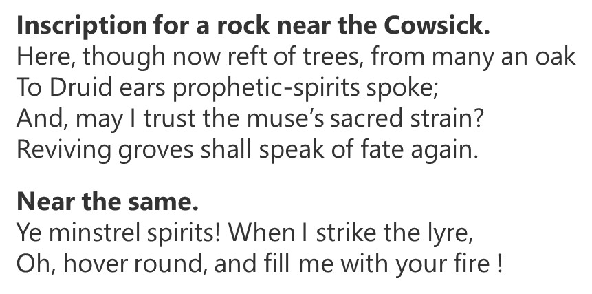 4j. Miscellaneous Cowsic Inscriptions