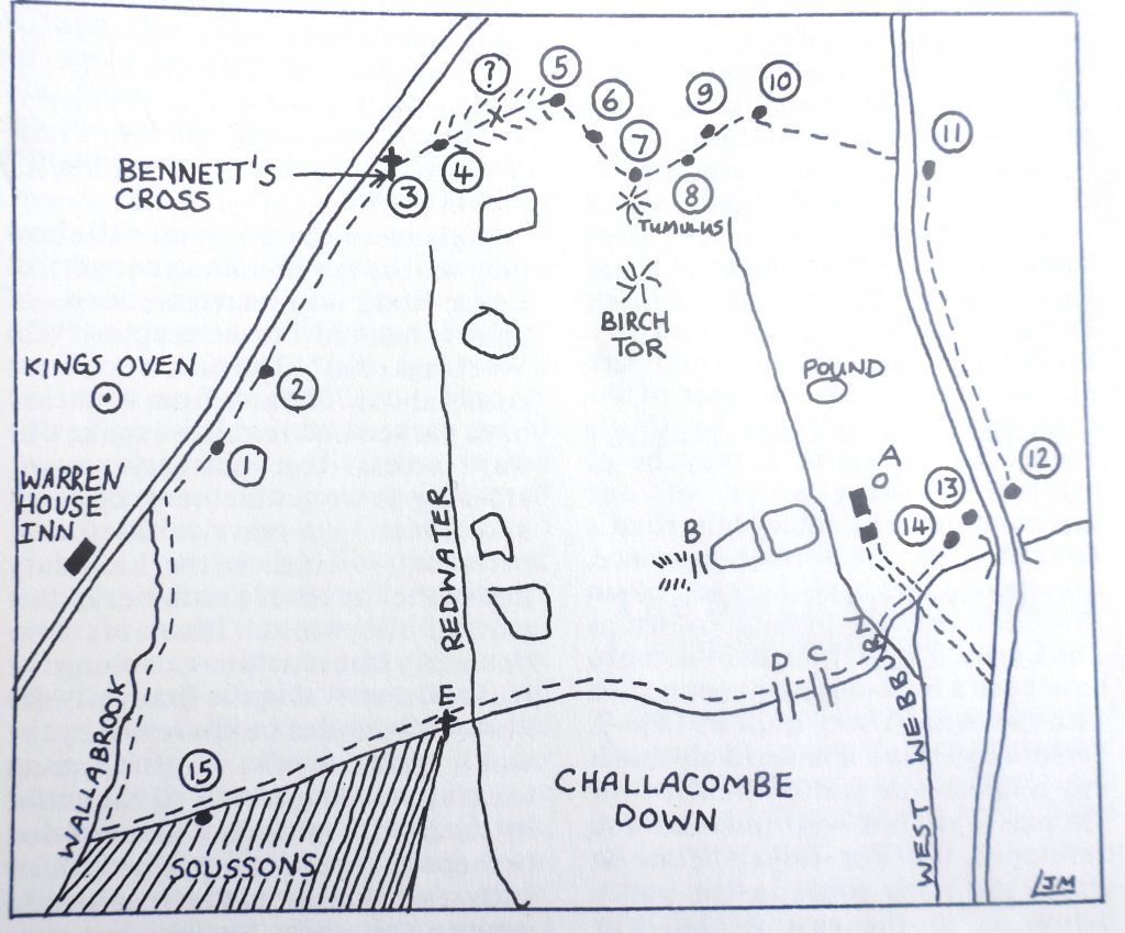 0d. Brewer Sketch from Dartmoor Magazine
