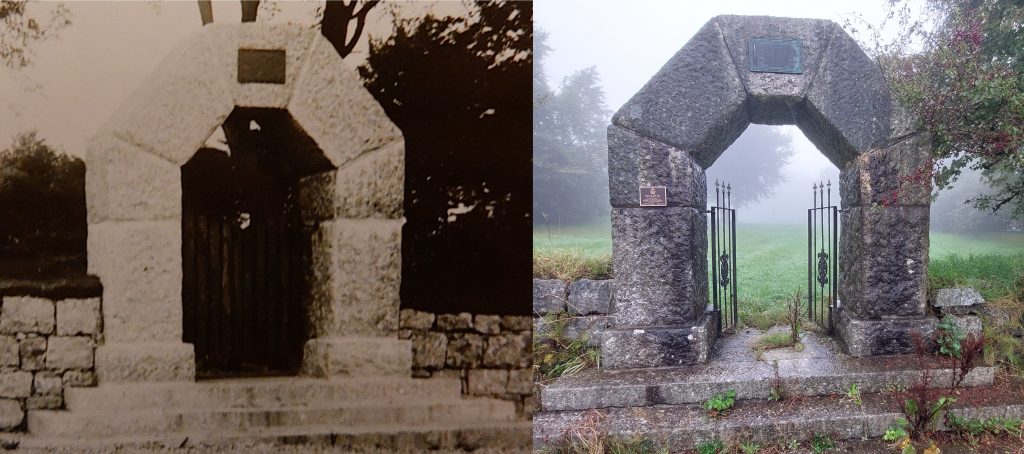 3a. Memorial Gateway b - then and now