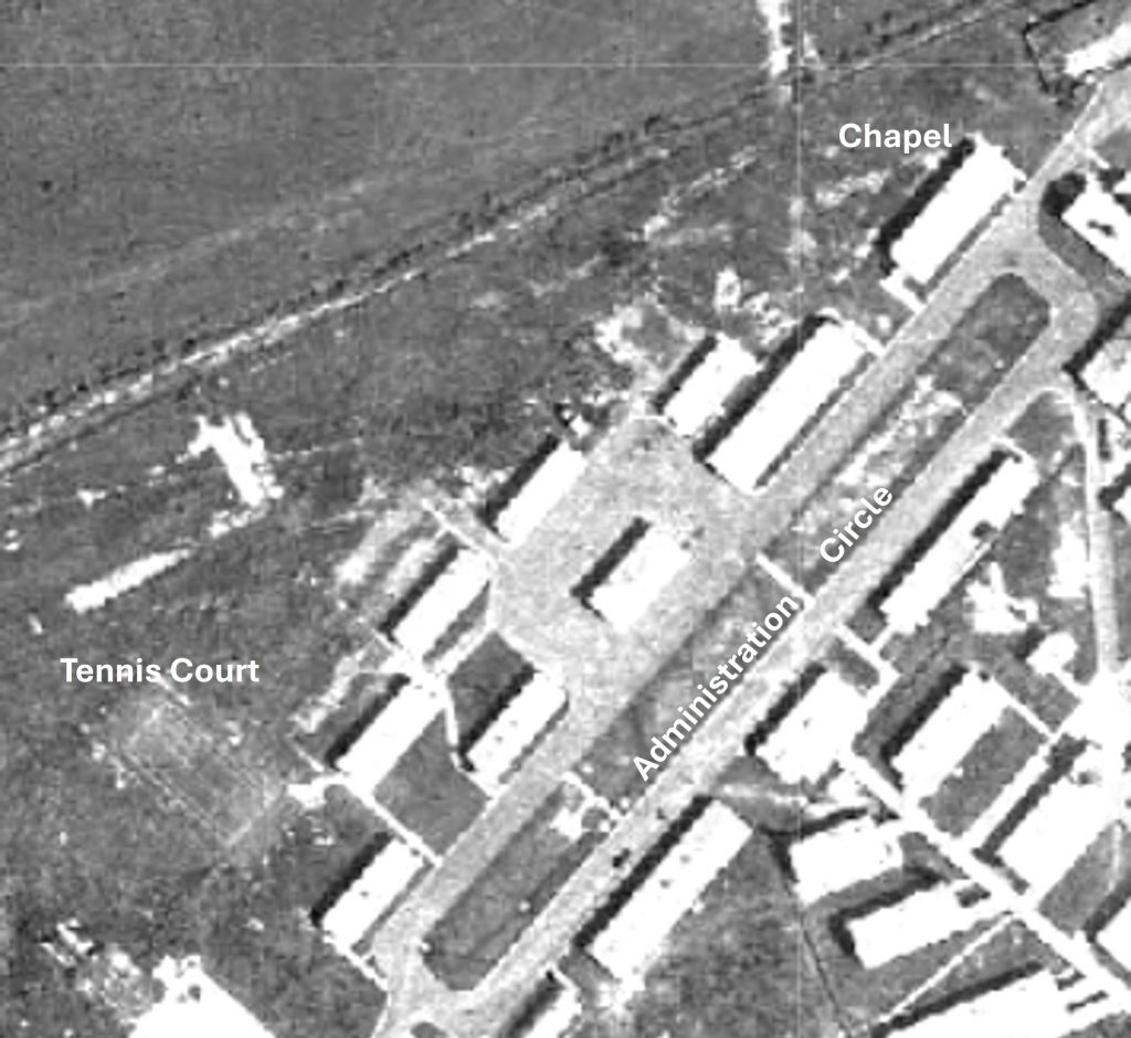 12b. Administration Circle - aerial photograph 1946