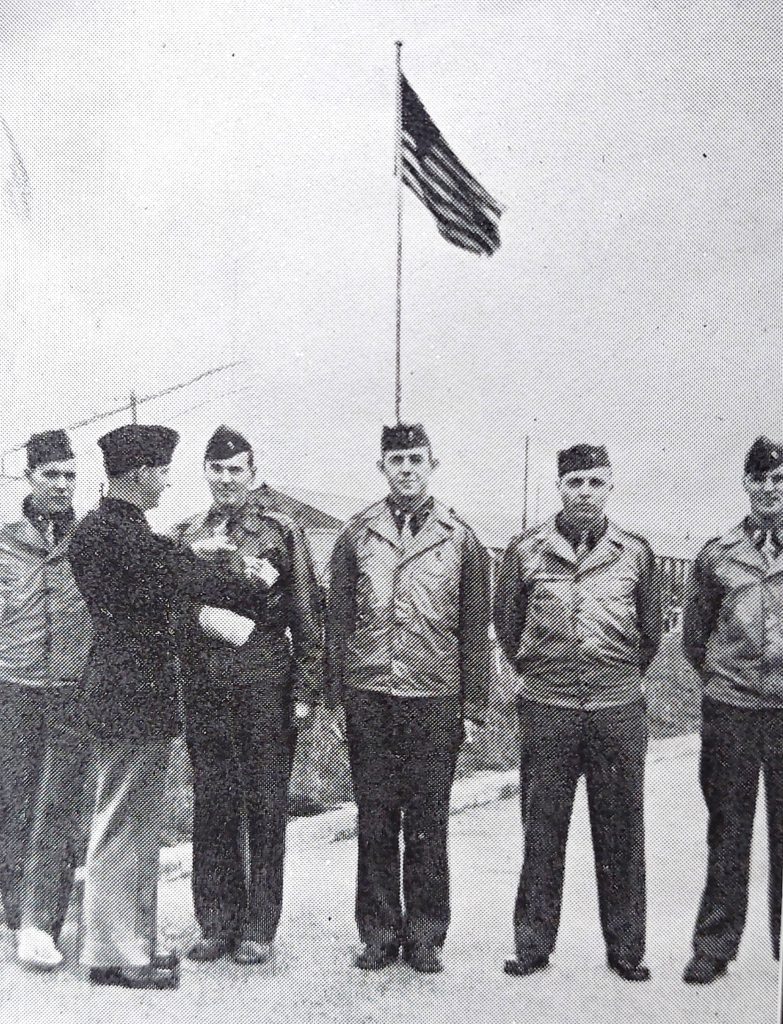 12c. Flagpole First Purple Heart Presentation