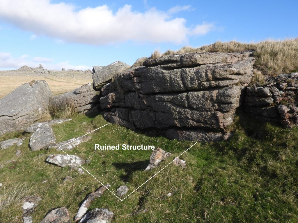 42. Ruined Structure on Middle Staple Tor