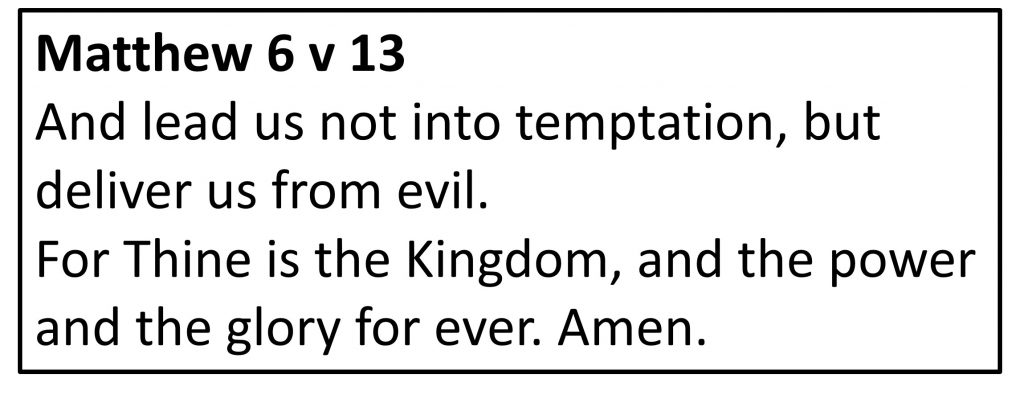 15. Matthew 6 13