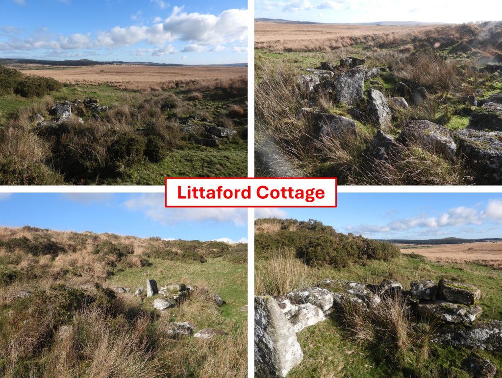 3d. Littaford Cottage with its view