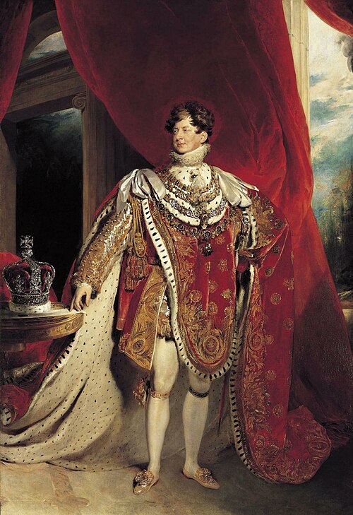4. George IV in 1821