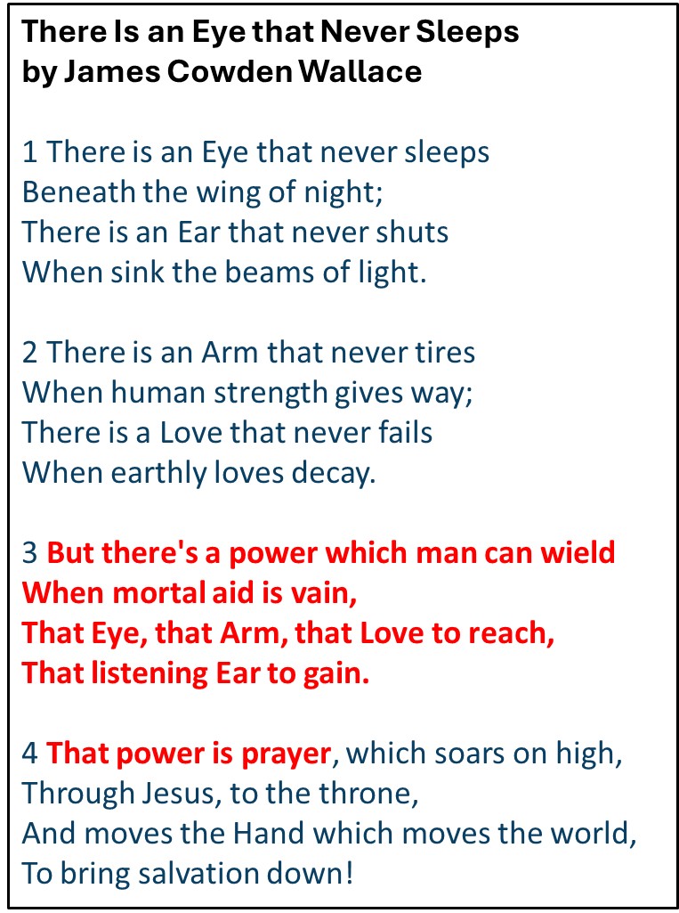 4c. James Cowden Wallace Hymn