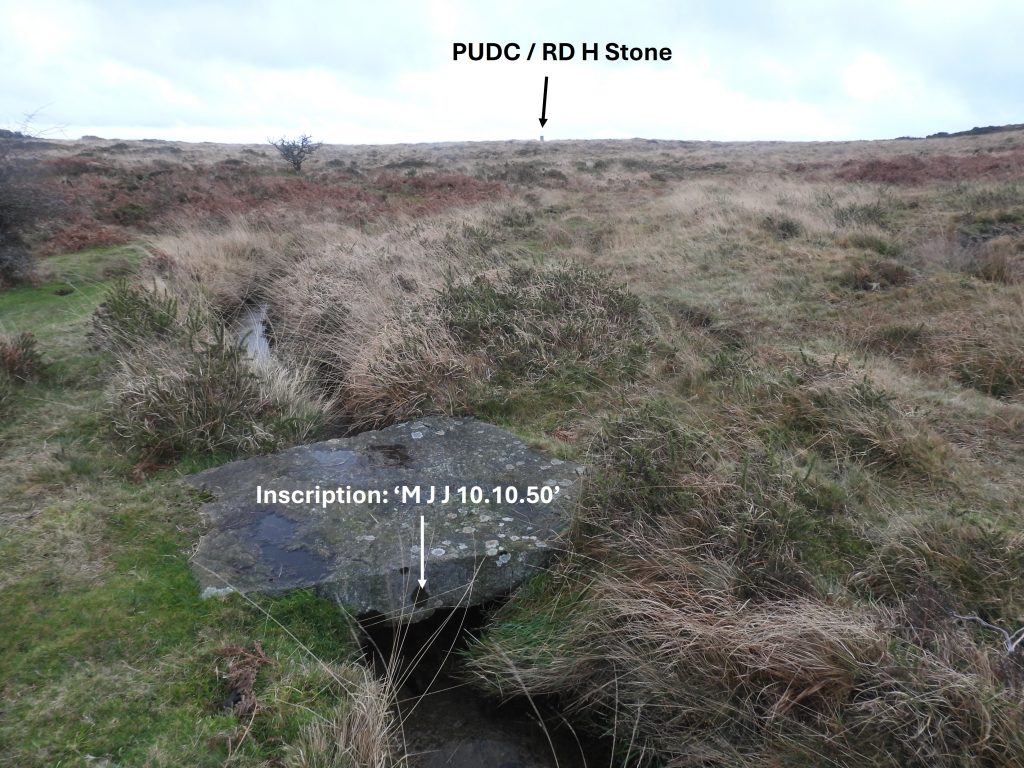 Holne Town Gutter Clapper Inscription 1