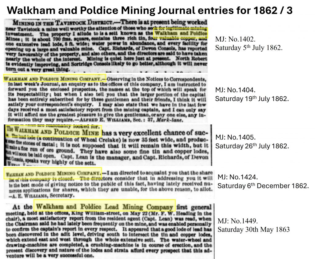 1. Mining Journal 1862 & 3