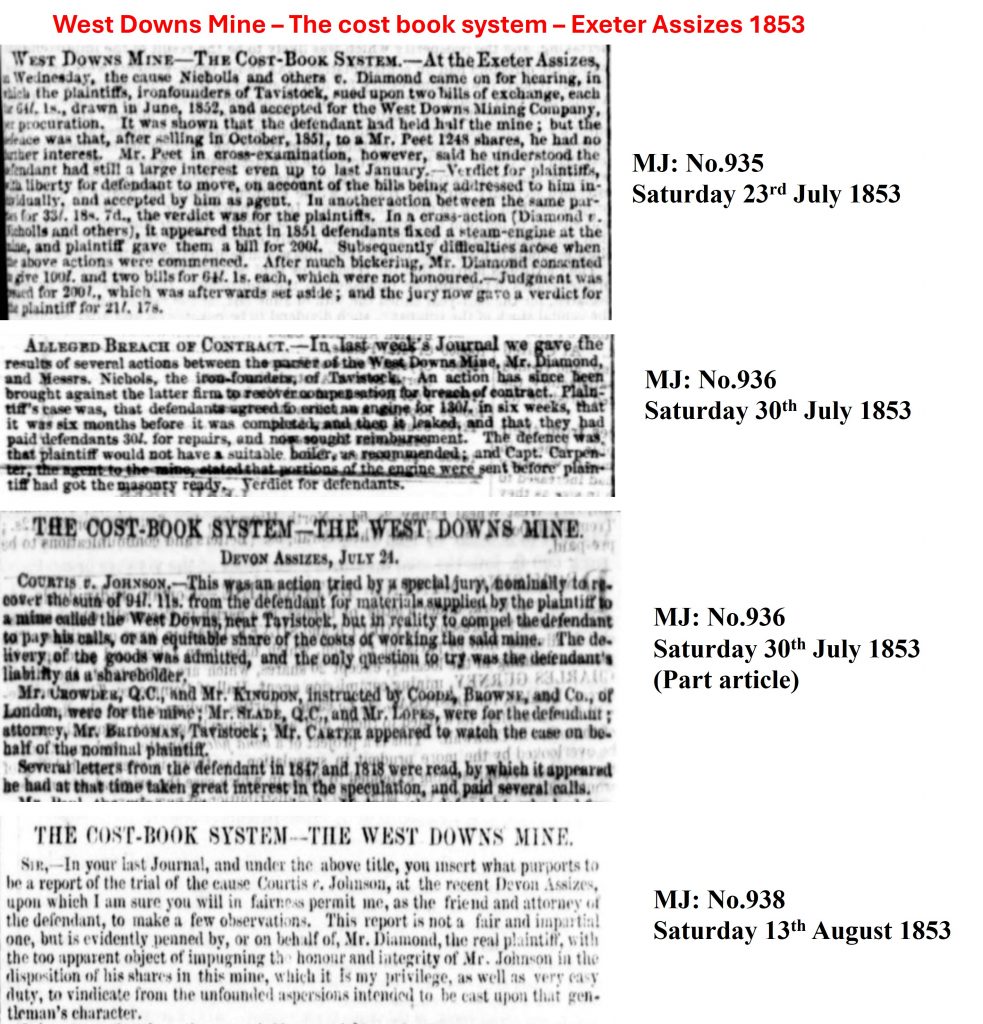 4. 1853 Legal Action