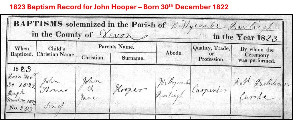 1. Baptism Record