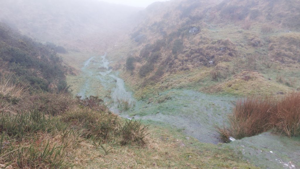 10. Water entering openwork from pool