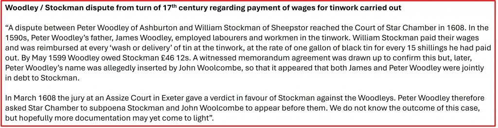 2a. Woodley - Stockman dispute