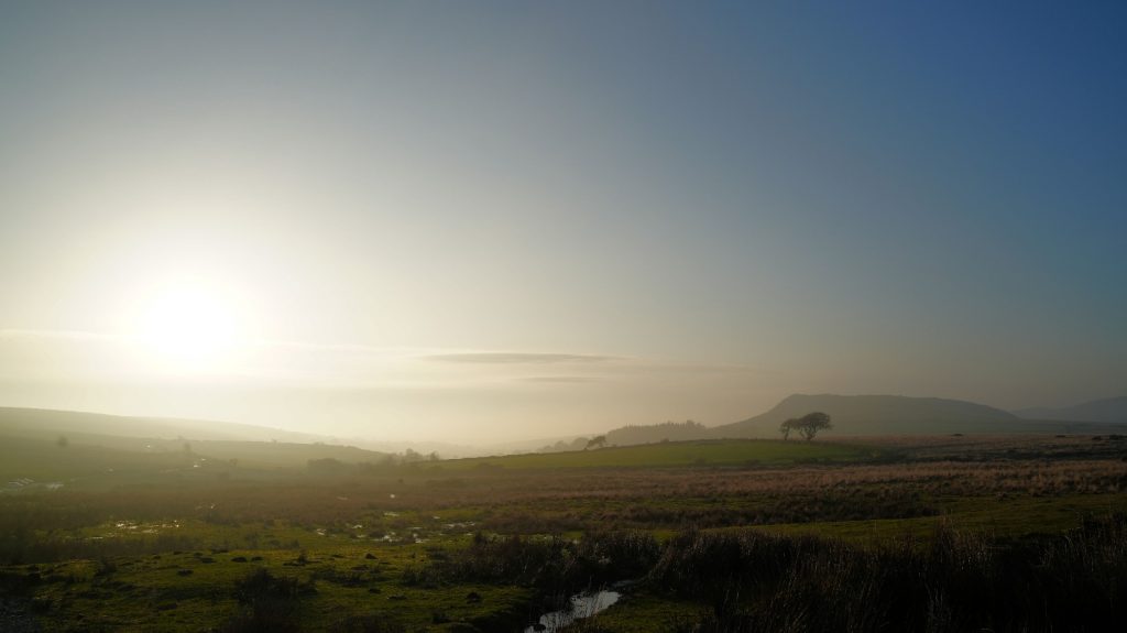 1. Longstone Leat looking towards Sheepstor