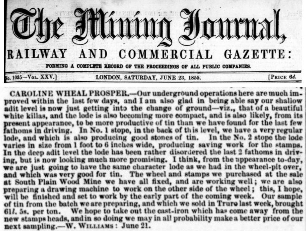 19. Mining Journal 23-06-1855