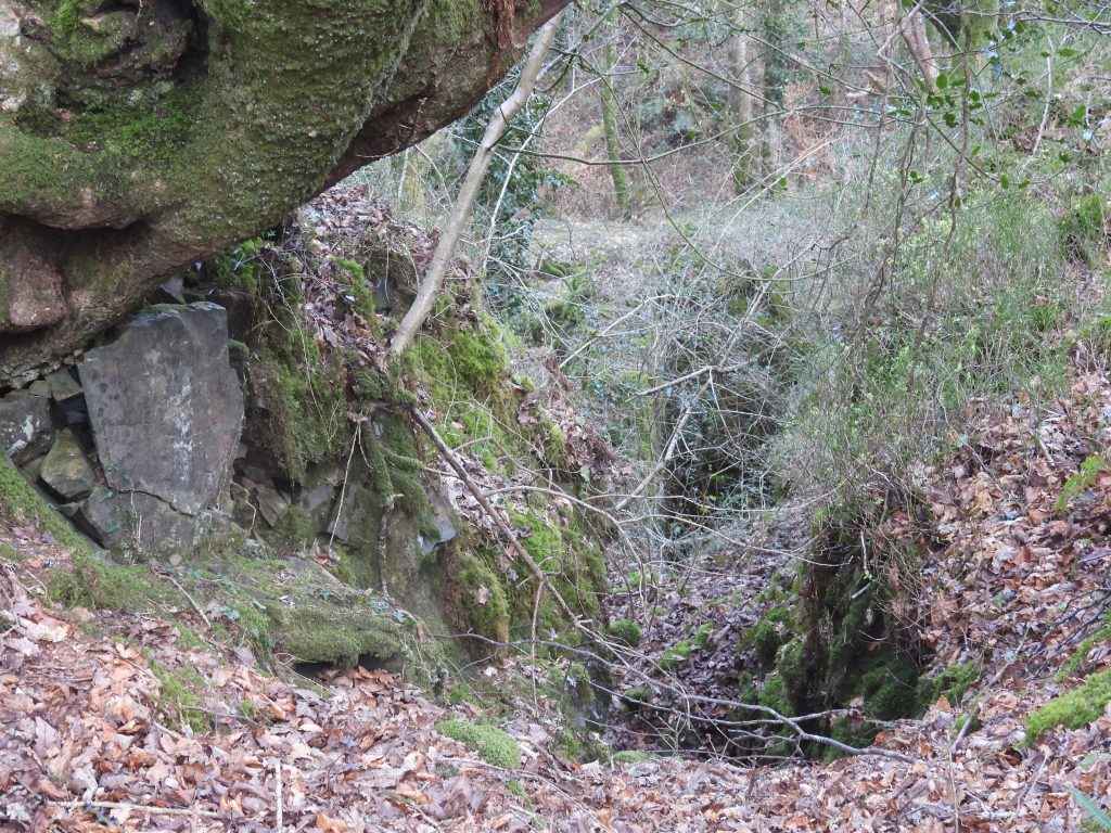 22. Above adit looking down on wheelhouse