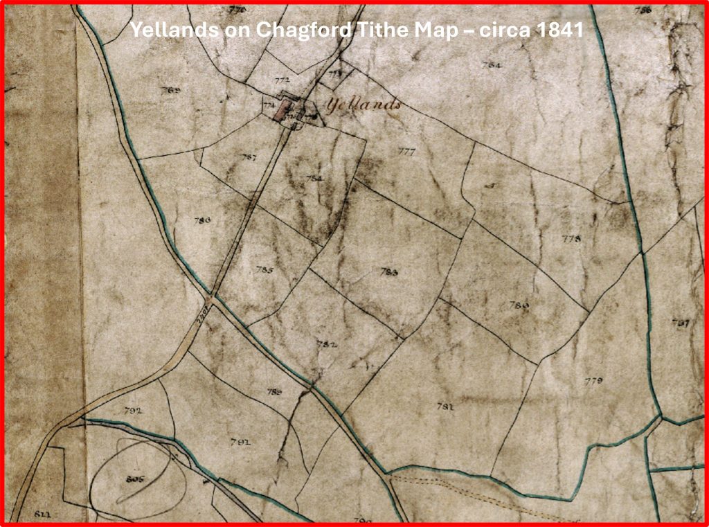 4a. Yellands Tithe Map