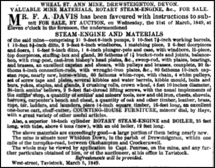 11. Mine Sale in 1849