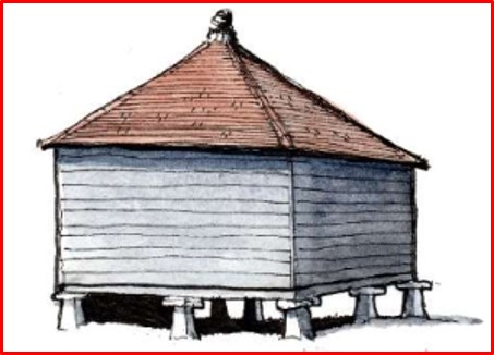 6c. Staddle Stones and Granary Store