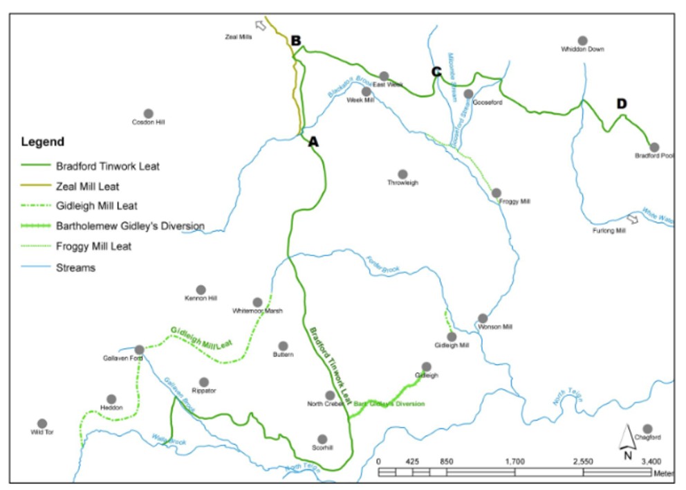 7a. Bradford Leat Map