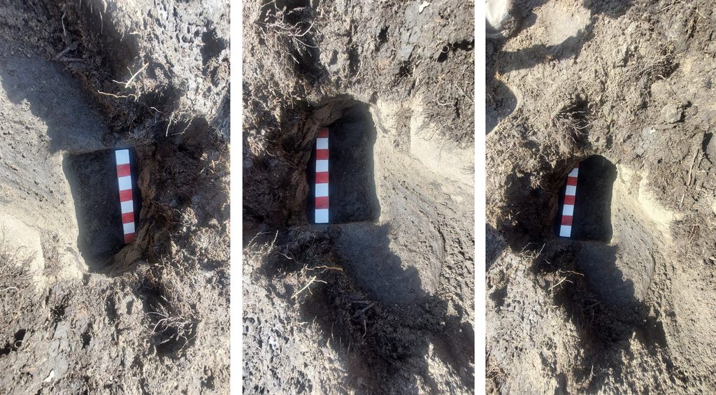 7b. C - Mould Stone - buried - measure b